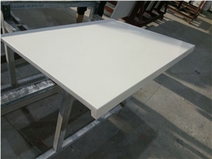 Light White Quartz -Counertop Kitchen Bar Top Desk Tops