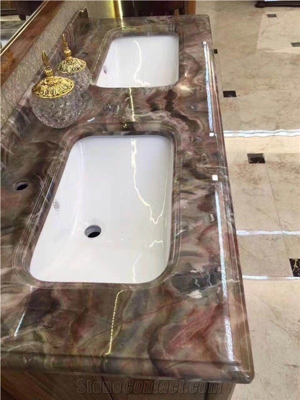 Louis Gray Agate Red / China High Quality Marble Tiles & Slabs