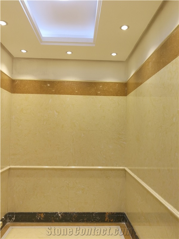 Ls-P012 White Rose / Artificial Stone Tiles & Slabs