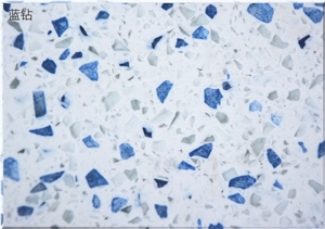 Ls-Q006 Blue Diamond / Artificial Stone Tiles & Slabs