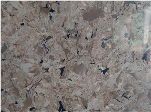 Marble Vein Lf-C003 / High Quality Brown Quartz Tiles & Slabs