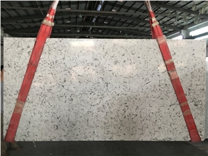Marble Vein Lf-L3018 / High Quality White Quartz Tiles & Slabs