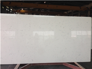 Marble Vein Lf-L3021 / High Quality White Quartz Tiles & Slabs