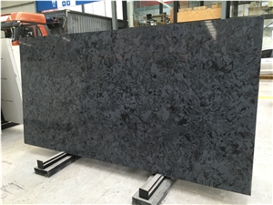 Marble Vein Lf-L3036 / High Quality Black Quartz Tiles & Slabs