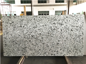 Marble Vein Lf-V002 / High Quality White Quartz Tiles & Slabs