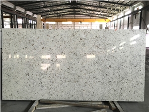 Marble Vein Lf-V004 / High Quality White Quartz Tiles & Slabs