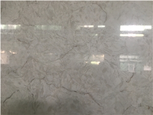 Marble Vein Lf-V019 / High Quality Brown Quartz Tiles & Slabs