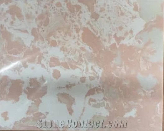 Pink Ls-P033 Artificial Stone Slabs&Tiles Flooring&Walling