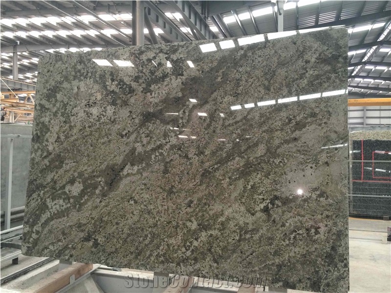 Polished Namib Green Granite Tiles&Slabs Granite Flooring