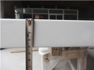 Pure White Quartz-Countertop Bench Tops Desk Tops Island Tops