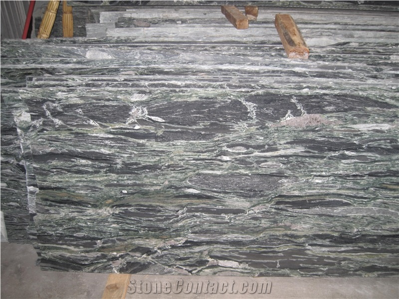 Sea Wave Green Granite Slabs&Tiles Granite Flooring&Walling