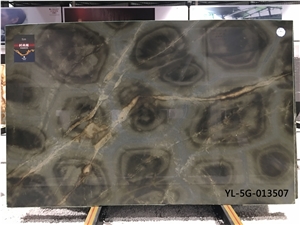 Turtle Illusion / Brazil High Quality Green Quartzite Tiles & Slabs