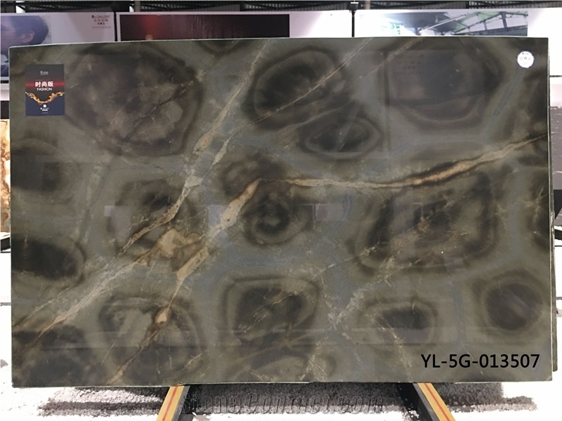 Turtle Illusion Quartzite Polished Tiles&Slabs for Countertop