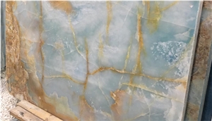 Blue Onyx,Top Quality Blue Jade,Blue Onyx Slabs,Tiles with Cheap Price