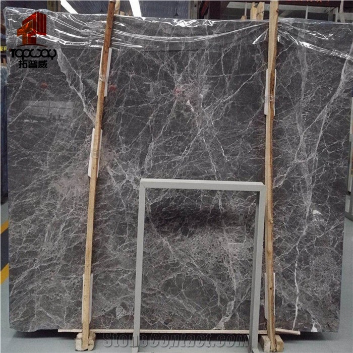 Silver Ermine Marble Grey Marble Slabs Chinese Polished Marble