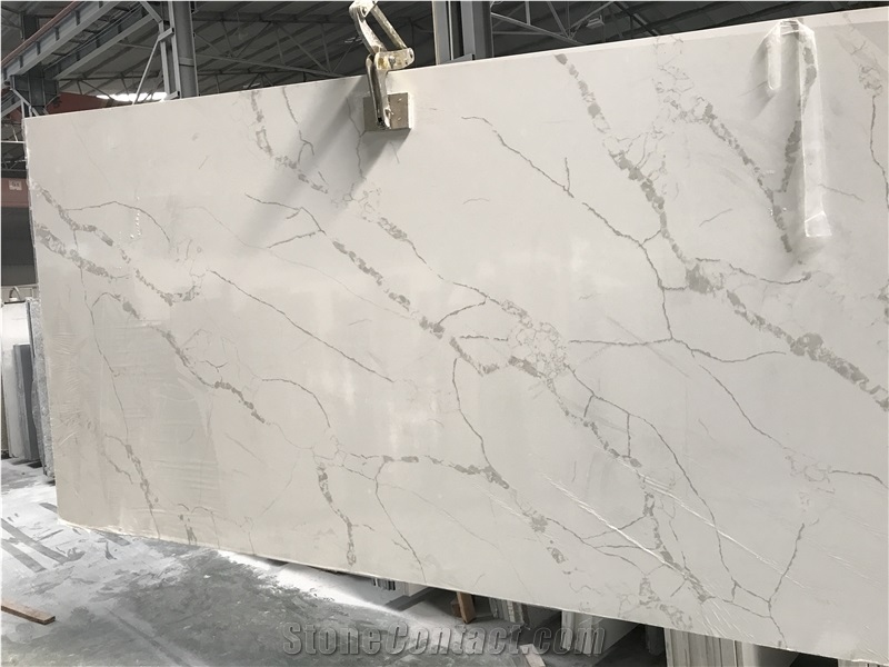 Natural Quartz Carrara White Big Slab