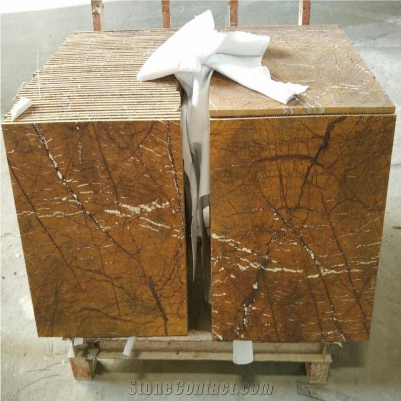 Rainforest Brown Marble Slabs and Wall Tile Price