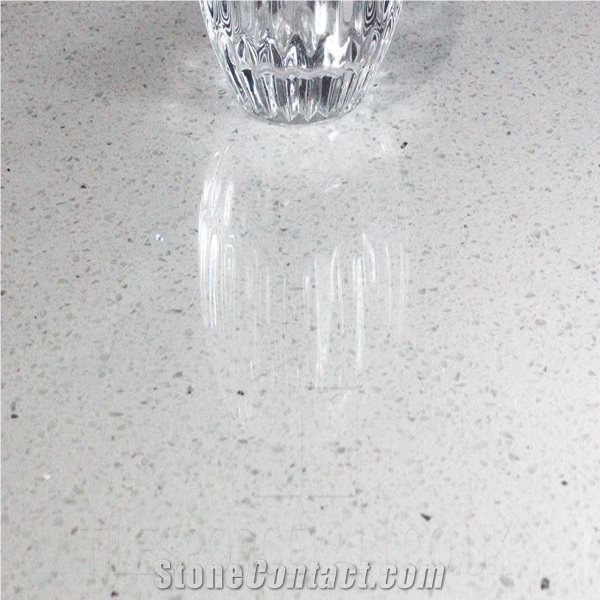 White Crystal Quartz Countertop Price