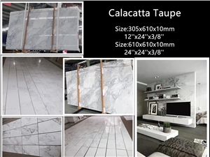 Calacatta Taupe Marble Slab