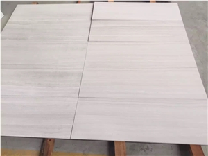 Wooden White Marble Tile