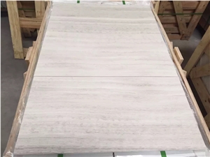 Wooden White Marble Tile