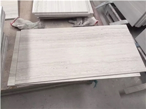 Wooden White Marble Tile