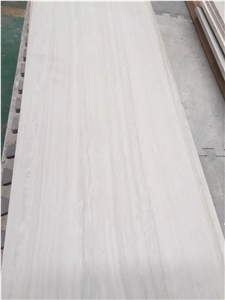 Wooden White Marble Tile