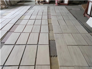 Wooden White Marble Tile