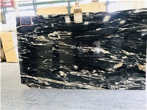 Alaska Black Granite Slabs