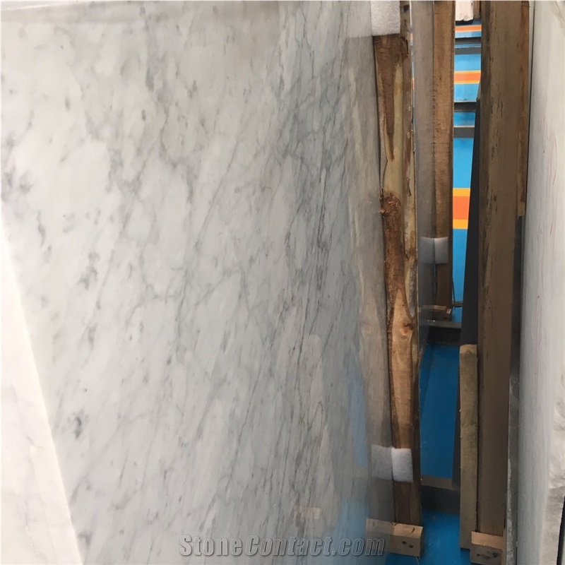 Cara White Marble Slabs Bathroom Tiles Flooring