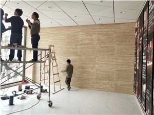 Creamo Bello Beige Slabs Wall Tiles Floor Polish