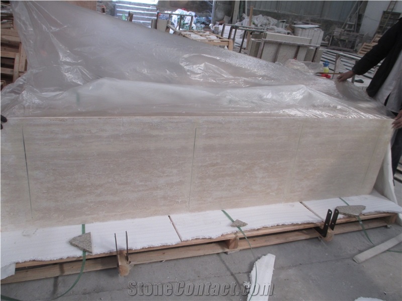 Crema Peach Marble Flooring Walling Tile Slabs