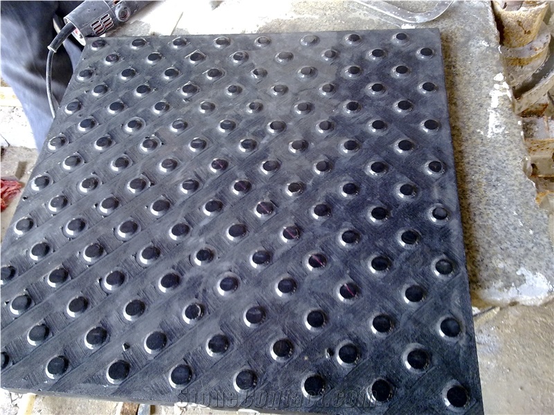 Grey Vivacqua Granite Blind Paving Stone Cubes