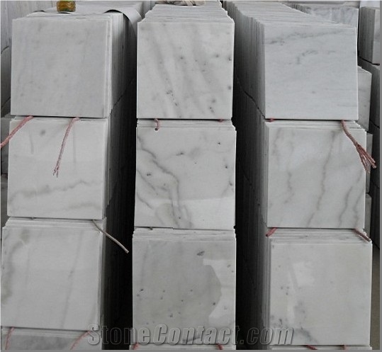 Guangxi White Marble Flooring Tile Slabs Floor