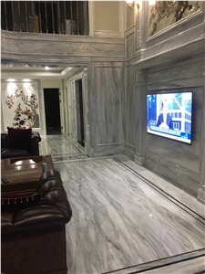 Kycnos White Marble Flooring Tile Slabs Wall Floor