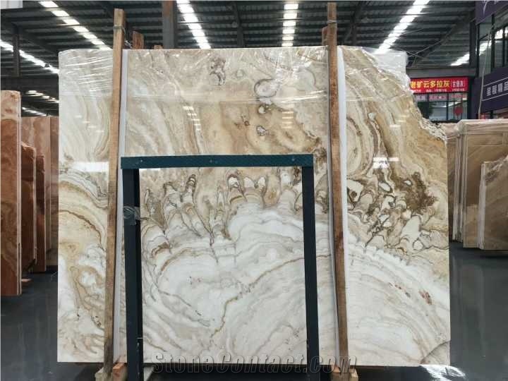 Spray Wave Marble Slabs Wall Tiles Floor Polish
