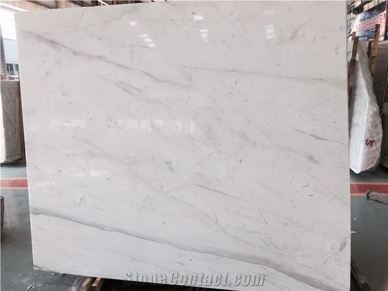 Volakas Marble White Flooring Tile Slabs Walling