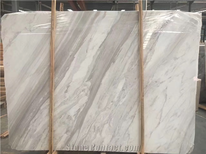 Volakas Semi White Marble Flooring Tile Slabs Wall