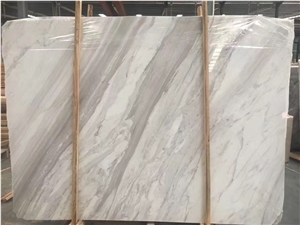 Volakas Semi White Marble Flooring Tile Slabs Wall