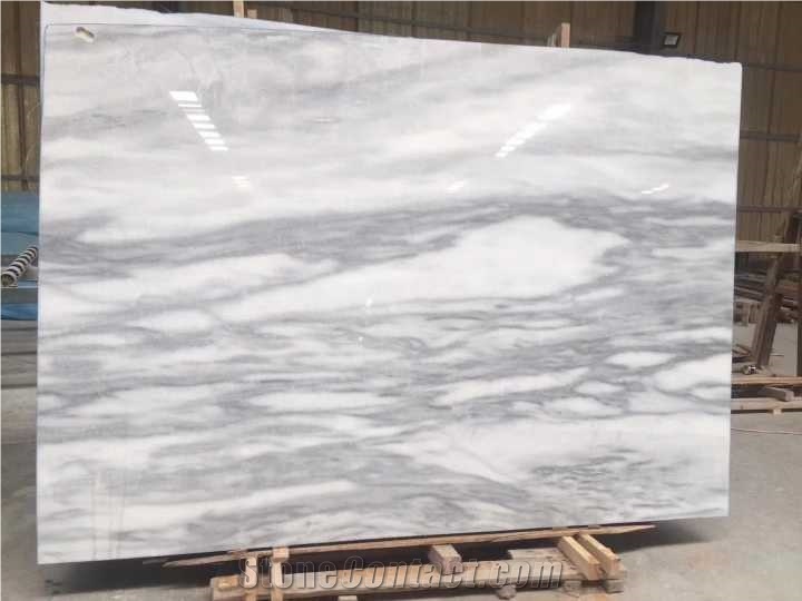 White Cloud Marble Slabs Walling Tile China Grey