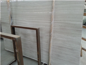 White Wooden Marble Slabs Wall Tiles Flooring