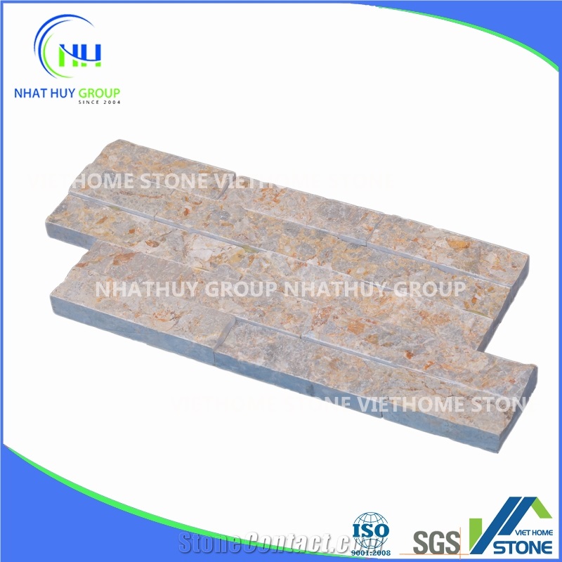 Z-Shape 4 Lines Marble Wall Cladding