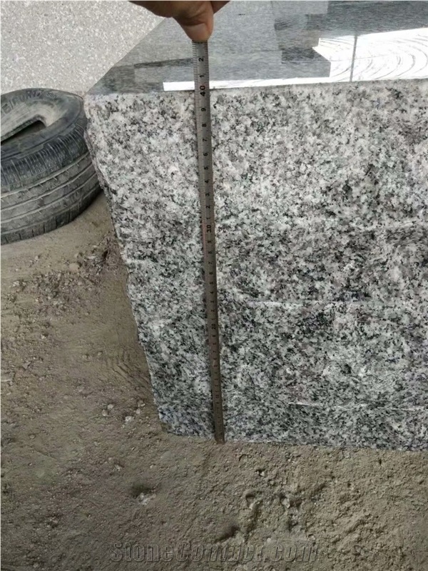 Chinese Natural Grey Granite Stone Bench