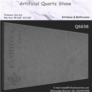 Artificial Quartz Slabs for Bathrooms and Kitchens