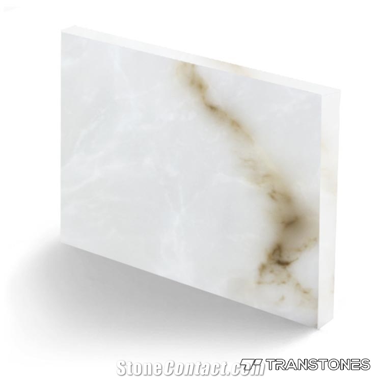 Artificial Stone Backlit Alabaster Acrylic Sheet