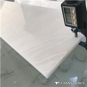 Artificial Transparent Polished Surface Alabaster Sheet