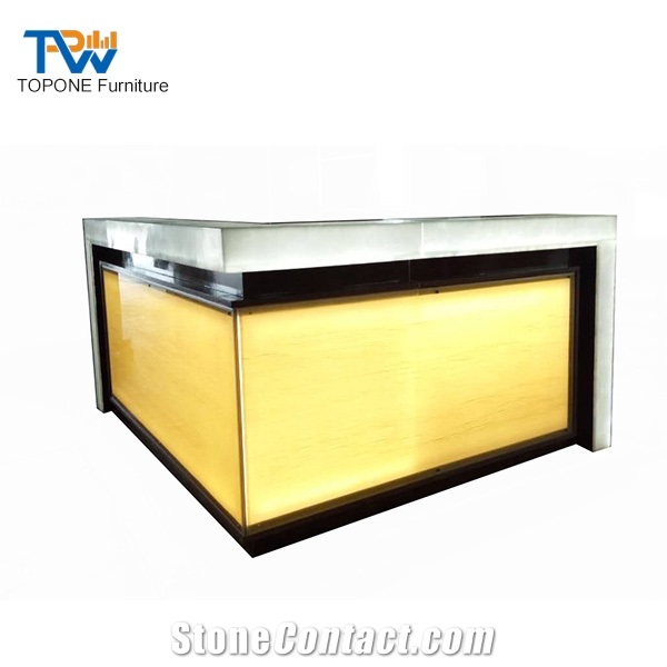 Popular Luxury Led Marble Bar Counters Tops Design