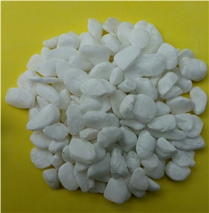 Yen Bai White Marble Pebble Stone