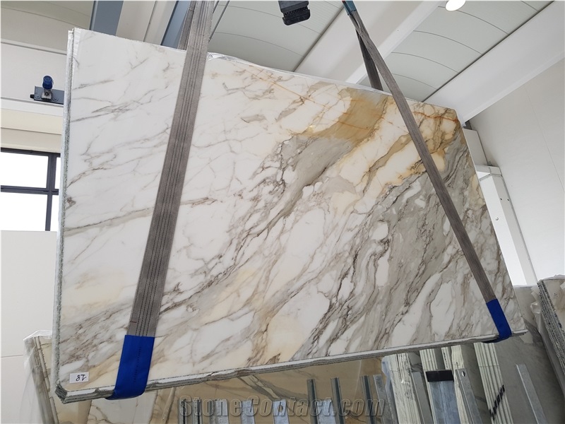 Calacatta Borghini Gold Marble Slabs White Marble