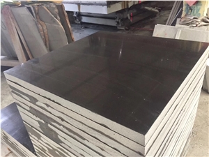 Shanxi Black Granite Grooved Project Floor Tiles